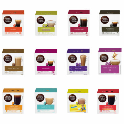 NESCAFE DOLCE GUSTO PODS, 3 BOXES of 16 