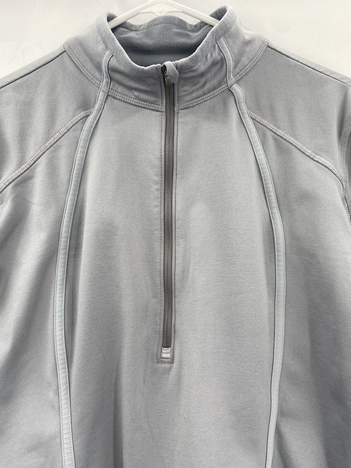 ATHLETA Women’s Quarter Zip Athletic Top Gray Sweater Size Medium eBay