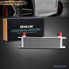 Fit For Universal 10 Row 10An Aluminum Transmission Engine Oil Cooler Silver