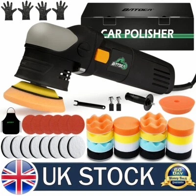 BATOCA Dual Action Car Polisher Buffer Sander 3inch Polishing Machine Polish Kit
