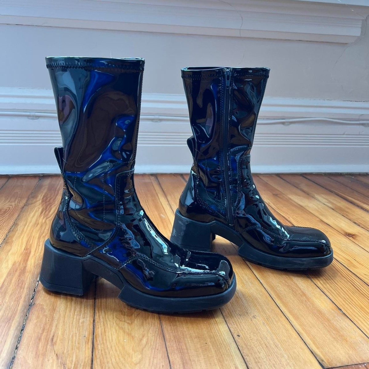 靴 miista Miista Boots Viken Black Patent US 8.5 | eBay
