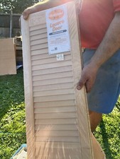Image of 2X 672x305x28mm Louvre Doors