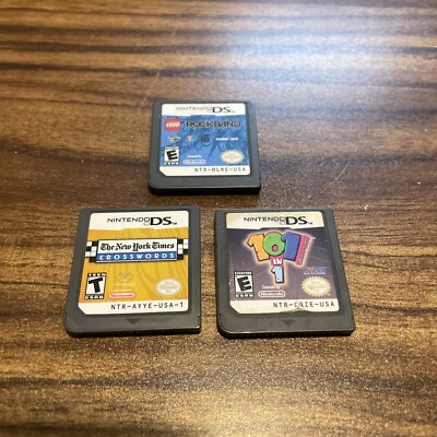 LEGO Rock Band (Nintendo DS) 101 In 1 Crossword DS Lot Atlus Video Games