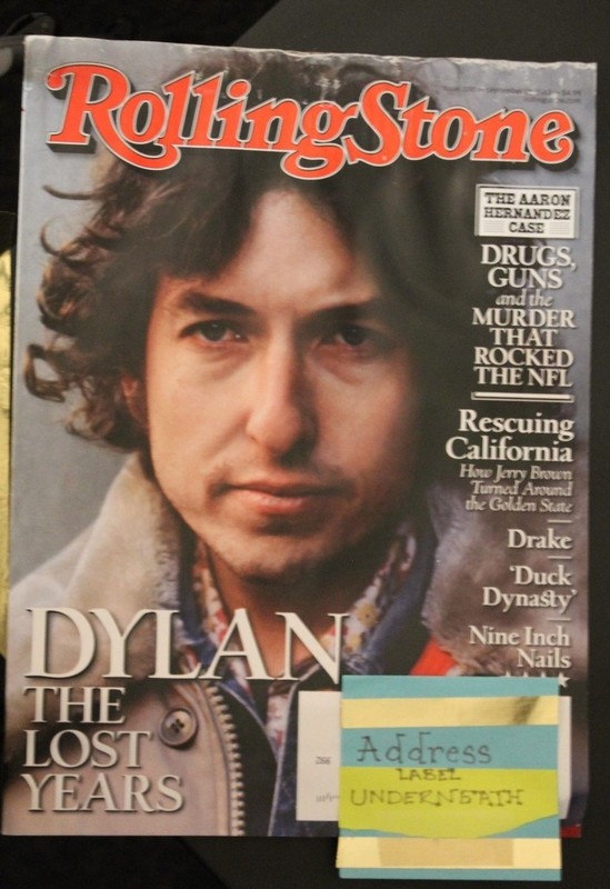 ROLLING STONE DIRECT MAIL EDITION DYLAN