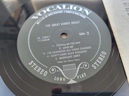 BUDDY HOLLY - The Great Buddy Holly 1967 VOCALION (Lp) Rock & Roll Rockabilly - Picture 7 of 7