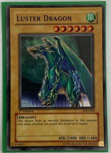 Yu-Gi-Oh! Luster Dragon Super Rare 1st Edition LOD-050 - Picture 1 of 4
