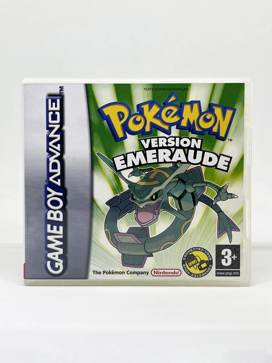 Pokémon Émeraude Sur Game Boy Advance (GBA) - Version PAL, Boîte Et Notice Incluses