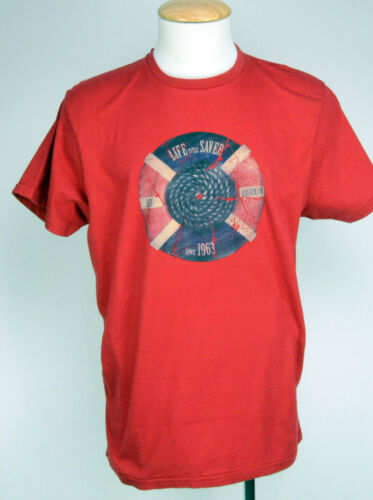 Ben Sherman Red LIFE STYLE SAVER T-shirt XL  - Afbeelding 1 van 3