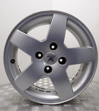 PEUGEOT 207 15" SILVER ALLOY  WHEEL 9651016580 (R1-C)