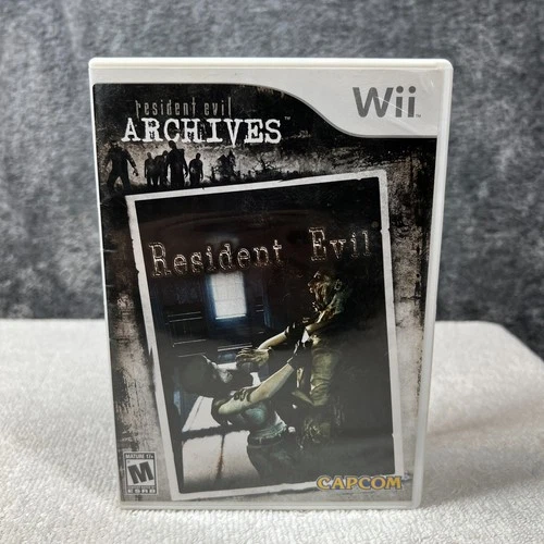 Resident Evil Archives: Resident Evil (Nintendo Wii) Complete w/ Manual Working