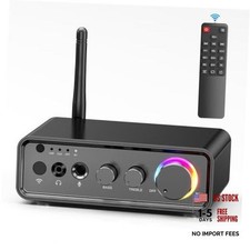 M19 BT Amplifier Stereo Receiver, Bluetooth 5.3 Mini Amplifier 2 Channels 100W