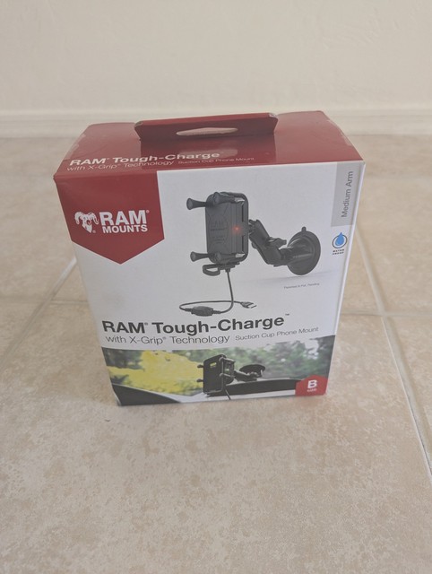 RAM Tough-Charge 15W Wireless Charging Mount with Tough-Claw