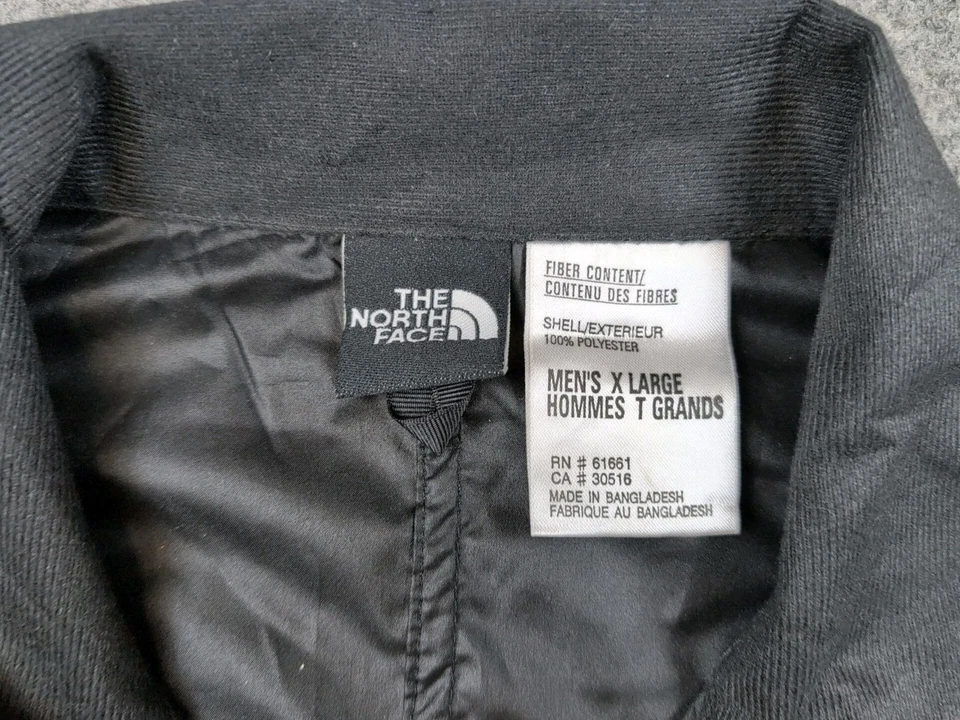 Colete externo The North Face vintage amarelo e preto corta-vento concha GG - Imagem 4 de 4