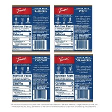 Torani Sugar Free Syrup Variety Pack, 4 Flavors/`