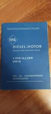 Bedienungsanl. *IFA Dieselmotor 4KVD 14,5 SRW *1966 VEB Motorenwerke Nordhausen