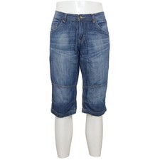 Camargue, Dreiviertelhose, Größe: 50, Blau, Baumwolle, Einfarbig, Denim #fte