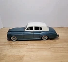Bandai Vintage Rolls Royce Silver Cloud Tin Friction Car 12" Long - Japan