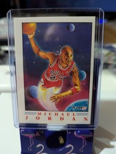 Fleer 1997-98 Pro Vision Michael Jordan #2 of 6 illus by T Smith-Basketball Card