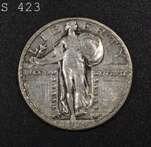 1924-S Standing Liberty Quarter "XF" *Free S/H After 1st Item*