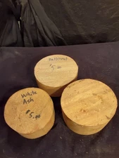 3Pc 3 Species Dry Varity Pack  Bowl Blanks  Lathe Turning  Lumber  DECA6