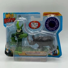 Wild Kratts Chris Creature Power Suit Rhino W Discs PBS Kids Factory Sealed