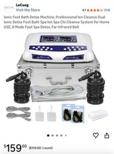 Foot Spa ionic detox machine foot bath