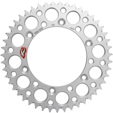 Renthal 520 Ultralight Aluminum Rear Sprocket 47T Silver #150U-520-47GBSI
