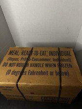 MRE Case B, Menus 13  24, Sealed Military Ready To Eat Meals INSP 2017 