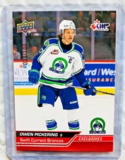 2023-24 UPPER DECK CHL HOCKEY RED EXCLUSIVES SP YOU PICK FINISH YOUR SET /100