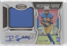 2022 Certified Freshman Fabric Mirror Signatures /299 Isaiah Spiller Auto 0ve9
