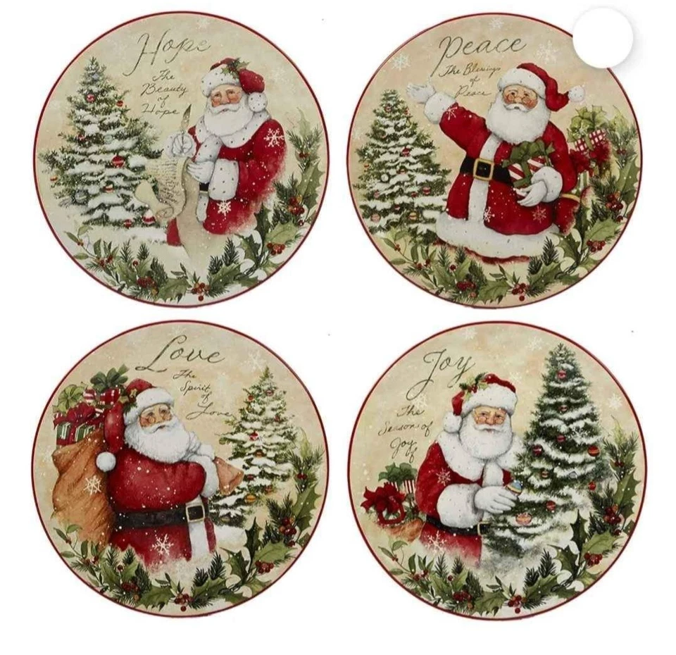 Juego de vajilla de 16 piezas certificado International Holiday Wishes, servicio para 4 Foto 4 de 4