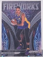2022 Panini Prizm WNBA Fireworks Liz Cambage #3 Los Angeles Sparks