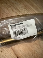 Moen CSR2160BG 54"-72" Adjustable Curved Shower Rod, Wall Mounted - Brushed Gold