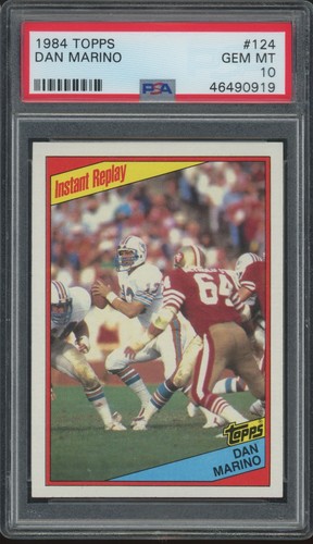 1984 Topps Instant Replay #124 Dan Marino Gem Mint PSA 10