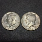 1986 P & D Kennedy Half Dollar 50 Cent Coin Avg Circ  — photo 1