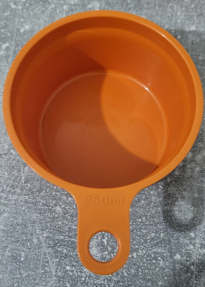 Cuillères A Mesurées Tupperware Mesurette Doseur 25, 50, 100 Et 250ml Vintage  - Photo 3/4