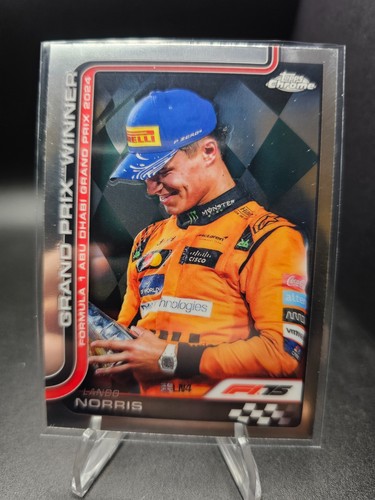 2025 Topps Chrome Formula 1 Lando Norris Grand Prix Winner #116