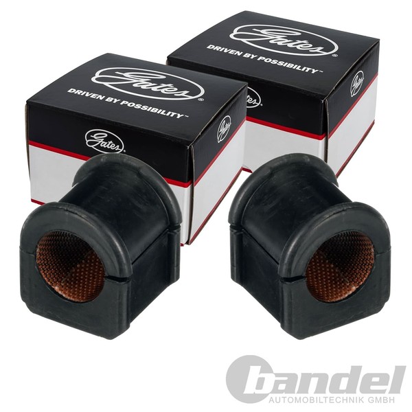 2X Gates Stabilager Gummilager Stabi Vorne Beidseitig Passend FüR Mazda 5-image