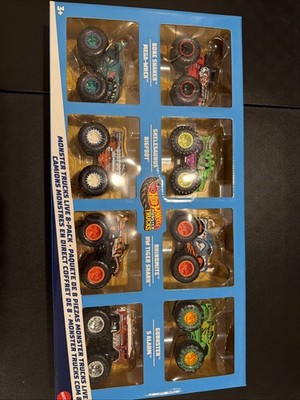 Hot Wheels Monster Trucks Live 8-Pack, 1:64 Scale Toy Trucks Mattel NEW SEALED