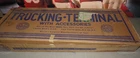 Vintage Marx Tin Litho Trucking Terminal w/Accessories Trucks & More w/Box