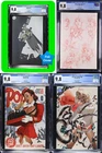 4 Graded Comics Variant Set: Batman, All-Star, Titans, and Pop Kill CGC 9.8