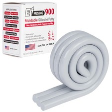 900 Moldable Silicone Putty - Gray Circular Shape Circular, gray