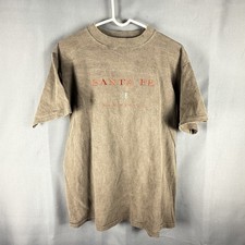 Vintage Single Stitch T Shirt Medium Sante Fe New Mexico USA Made Delta Tag