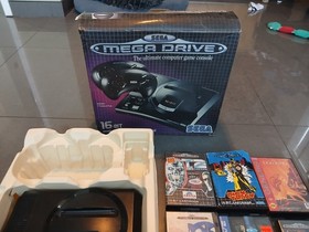  SEGA MEGA DRIVE CLASSIC CONSOLE boxed including games, sonic, terminator 