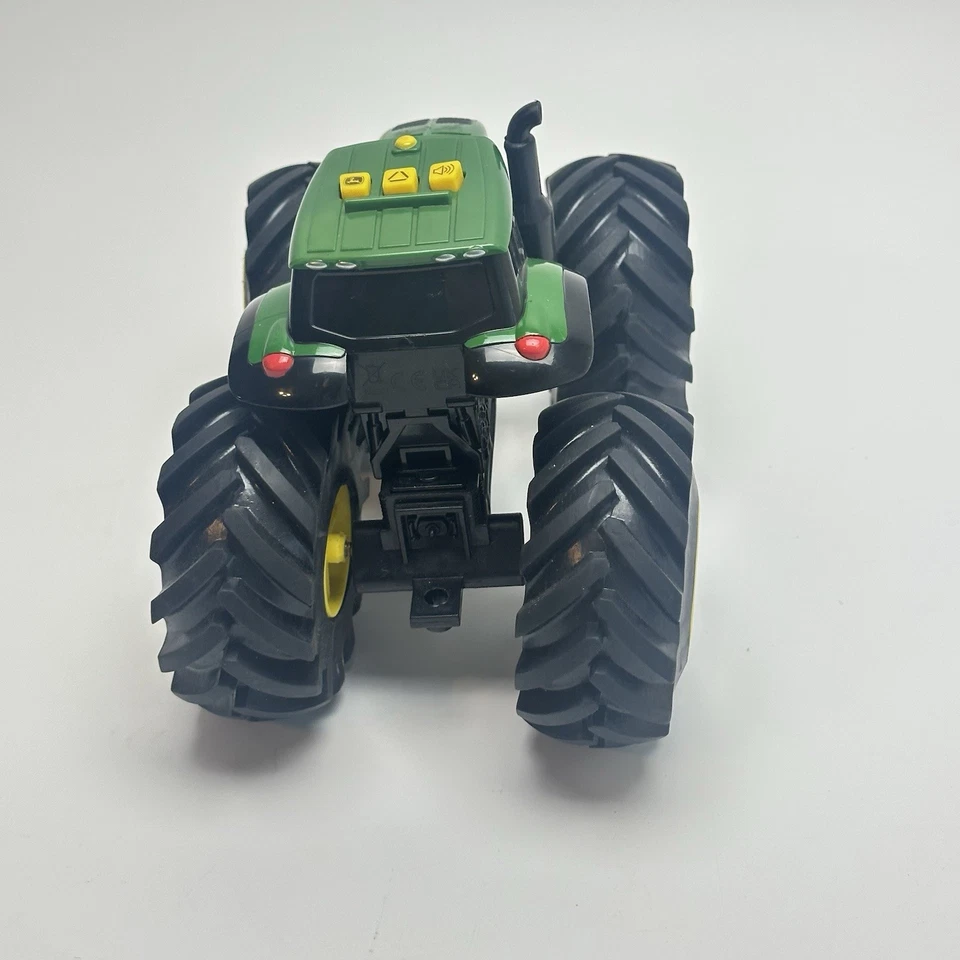 John Deere 9” Tractor Monster Treads Luces y Sonidos Verde Pulsadores Juguete Foto 2 de 4
