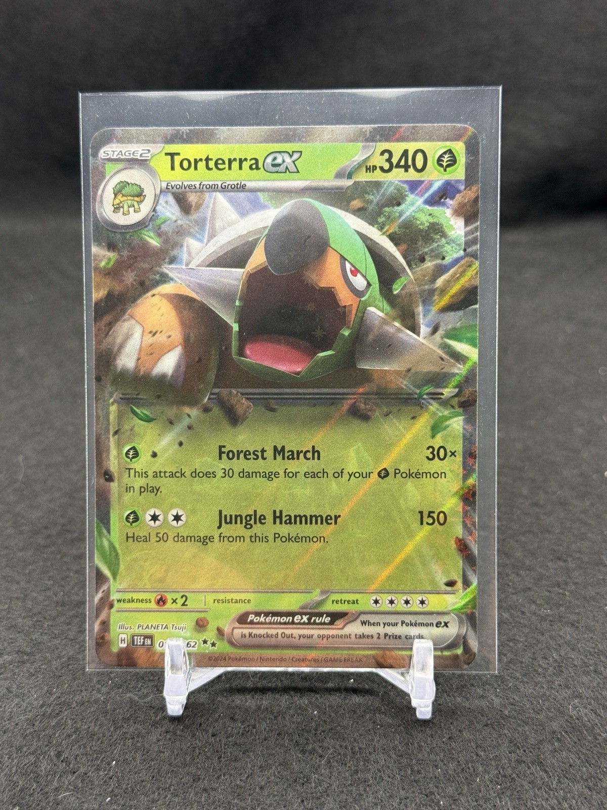 Torterra EX [Holo] #12 - Pokemon Temporal Forces - 012/162 - Pokémon