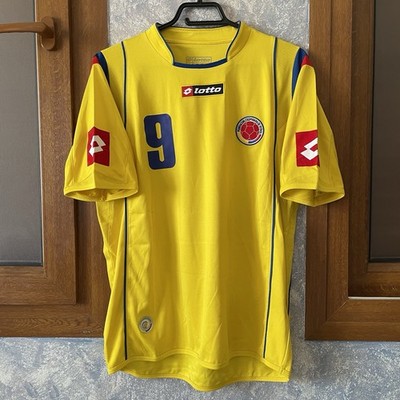 Colombia 2009 Authentic Falcao #9 Home Jersey - Size M Shirt Lotto