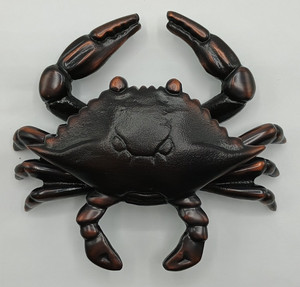 Vintage Michael Healy Signed Special Edition Copper Brown Crab Door Knocker