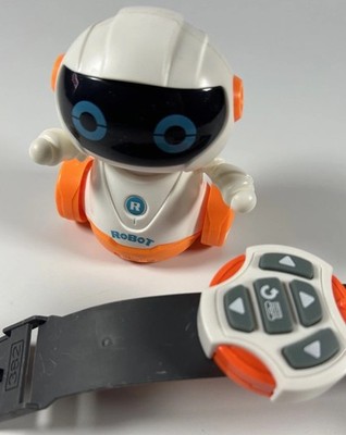 Roboter mit Uhr Fernbedienung Sounds Lichter dreht sich interaktiv 