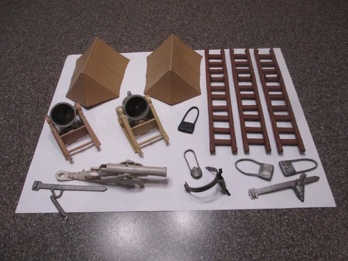 VINTAGE MARX BLUE & GRAY CIVIL WAR, FORT APACHE PLAYSET ACCESSORIES